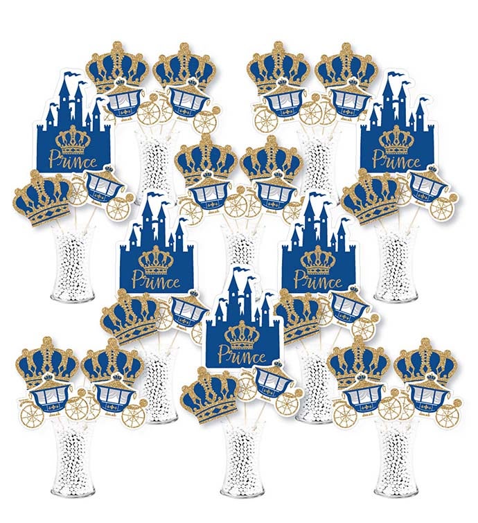 Royal Prince Charming   Centerpiece Sticks Showstopper Table Toppers 35 Pc