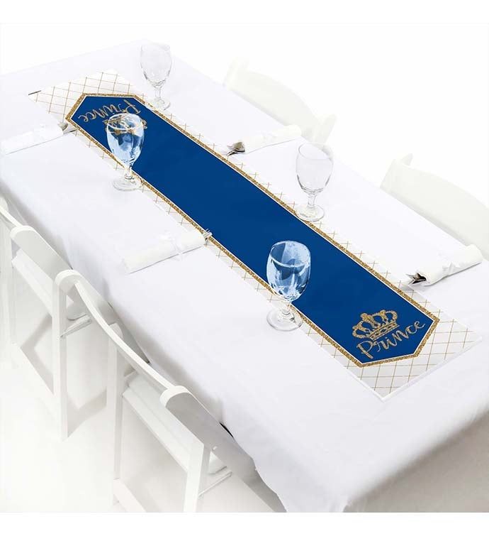 Royal Prince Charming   Petite Party Paper Table Runner   12 X 60 Inches