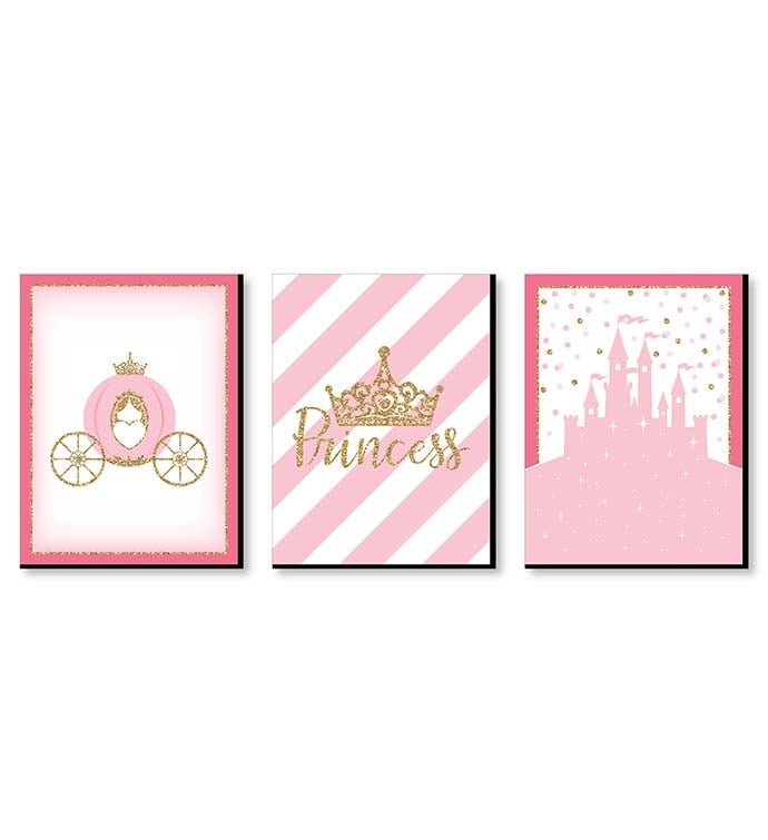 Little Princess Crown Wall Art Room Decor Prints Marketplace