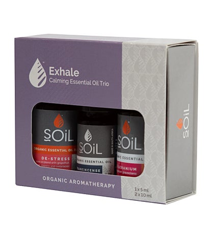 Soil Exhale Organic Essential Oil Trio