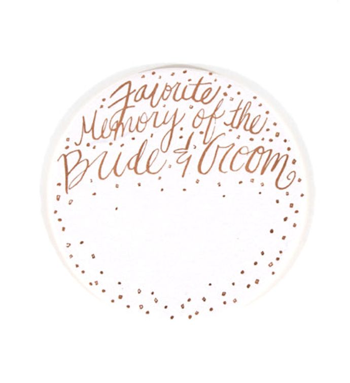 Fill In Letterpress Coasters