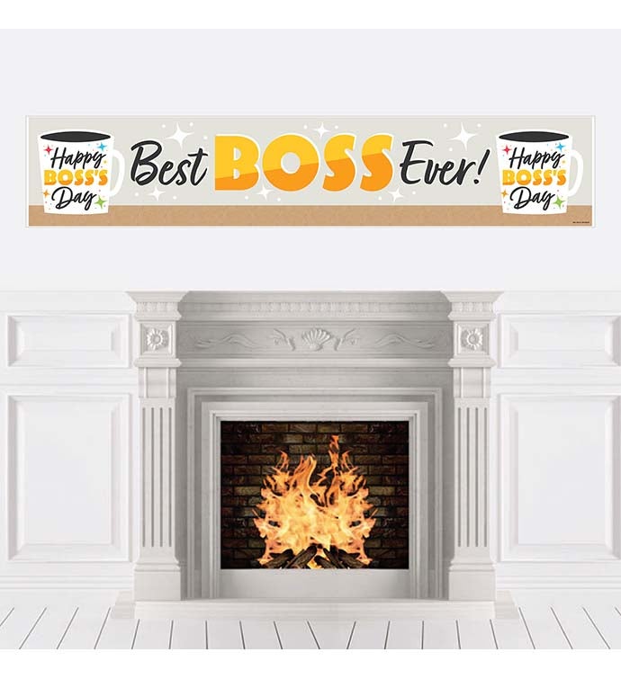 Happy Boss's Day   Best Boss Ever Decorations Party Banner