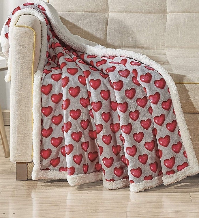 Valentine's Day Throw Blanket