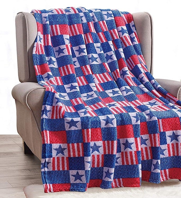 July 4th Throw Blanket