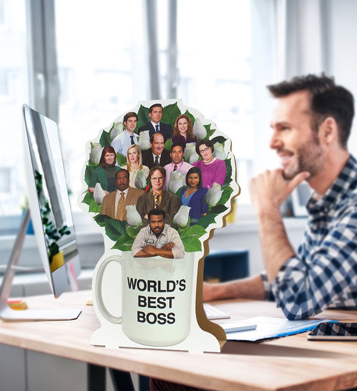 The Office World's Best Boss Flower Bouquet