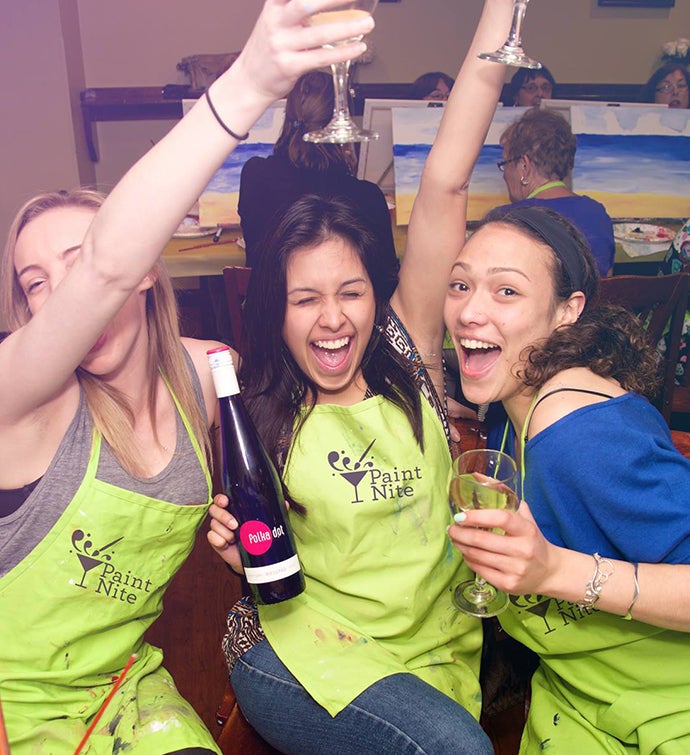 Paint & Sip Pass For The Original Paint Nite