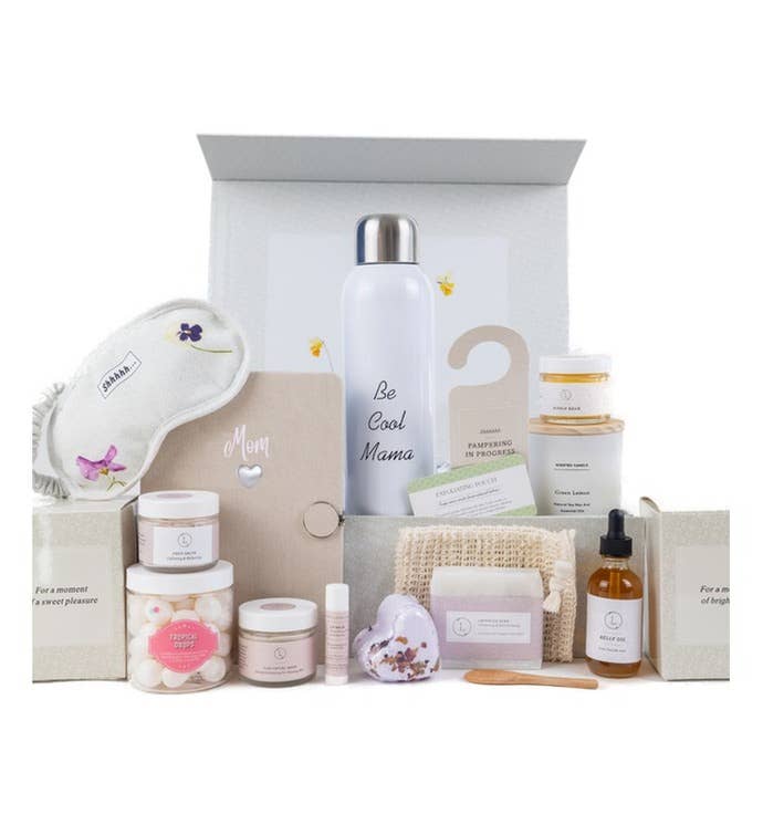 Mom To Be Spa Gift Set Pampering Natural Skincare Gift For New Mom