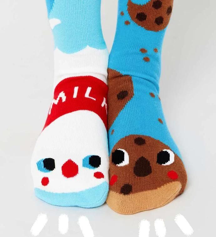 Milk & Cookies Pals Socks - Mismatchy Set (2 Pairs!)