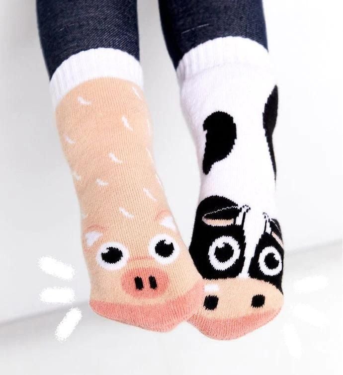 Cow & Pig Pals Socks