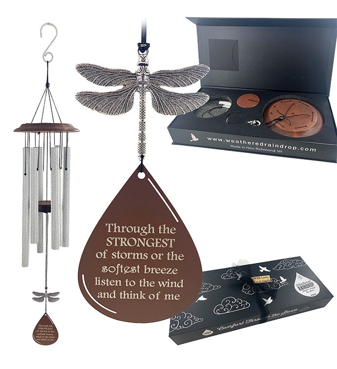 Memorial Dragonfly Wind Chime Marketplace 1800flowers
