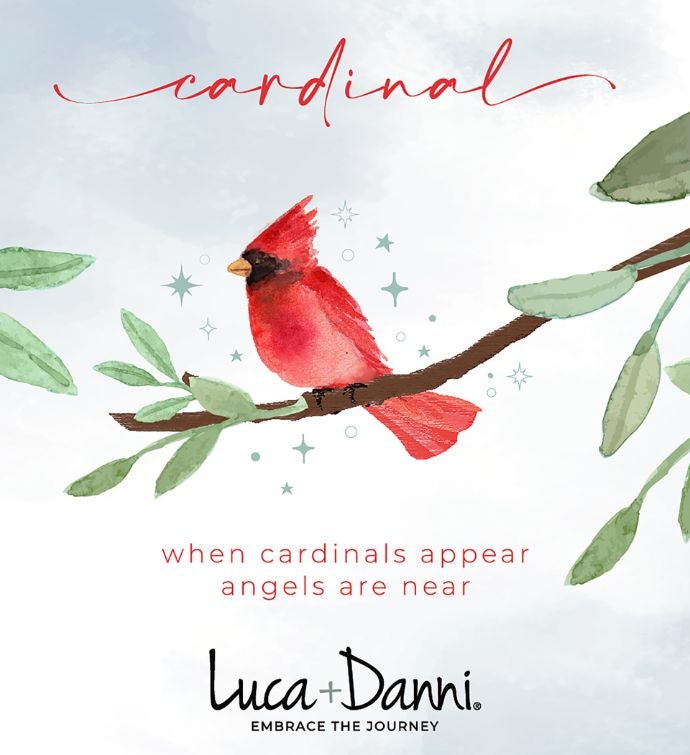 Luca + Danni Red Cardinal Memorial Necklace