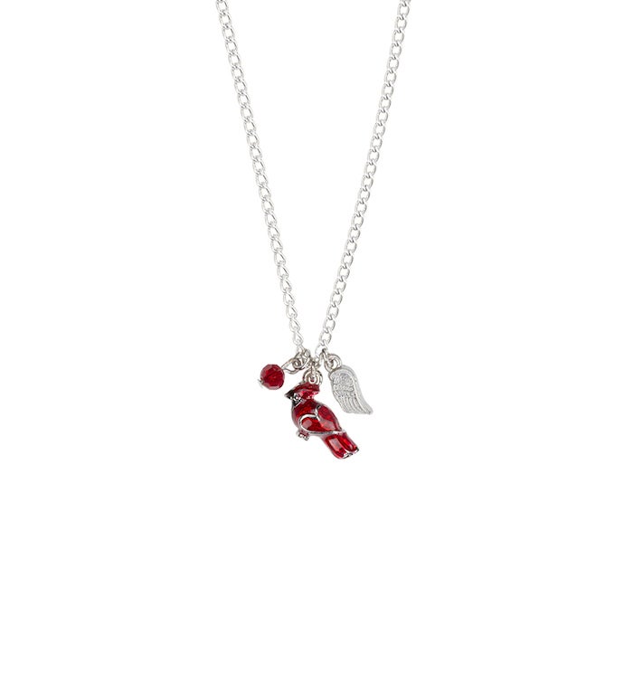 Luca + Danni Red Cardinal Memorial Necklace