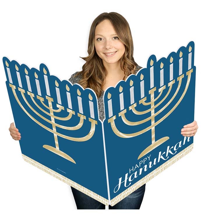 Happy Hanukkah   Hanukkah Giant Greeting Card   Big Shaped Jumborific Card