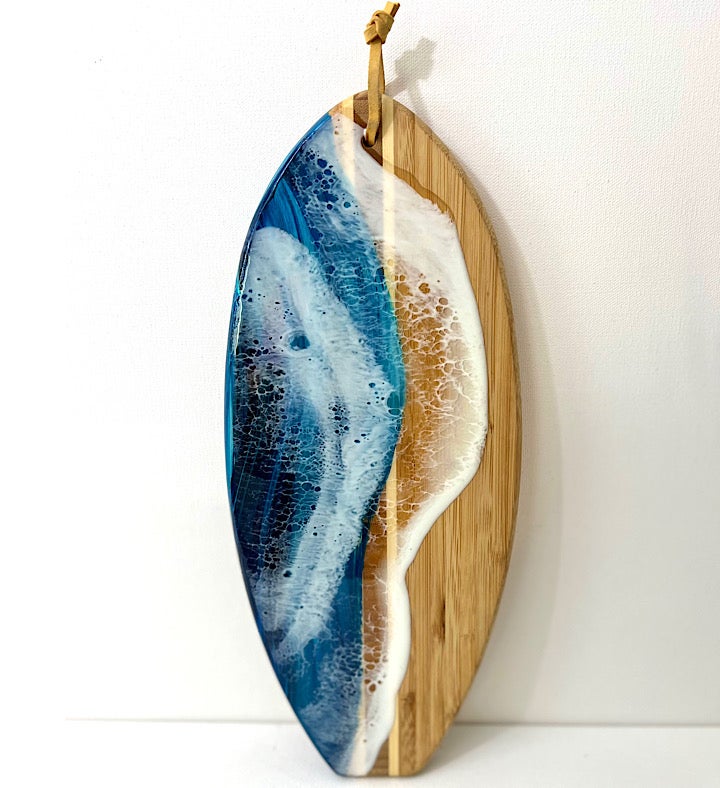 Hand Painted Seascape Surfboard