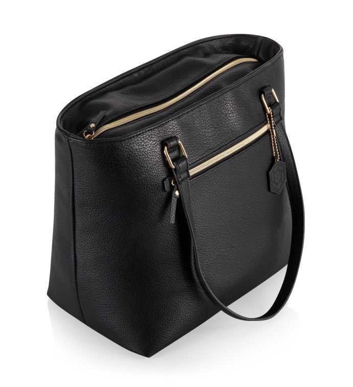 Uptown Cooler Tote Bag,  black