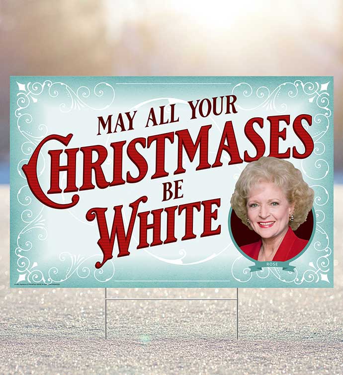 Golden Girls Holiday Yard Sign