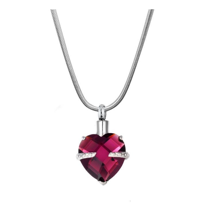 Birthstone Heart Memorial Jewelry Necklace | Marketplace | 1800Flowers