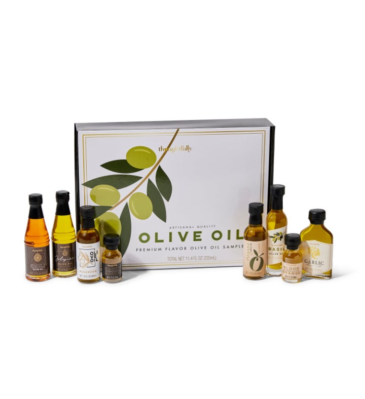 Artisanal Olive Oil Sampler, Set Of 8