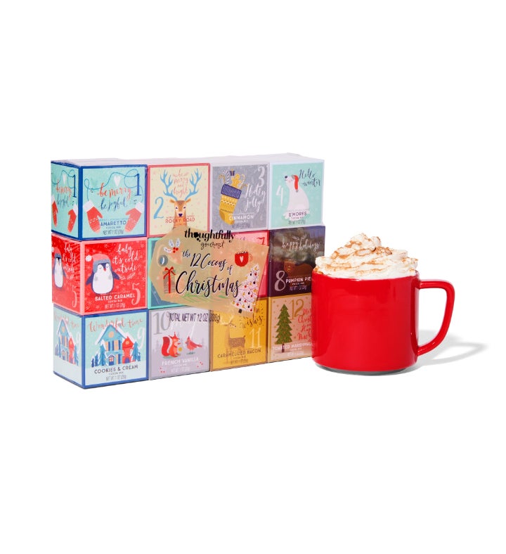 12 Cocoas Of Christmas Hot Chocolate Gift Set