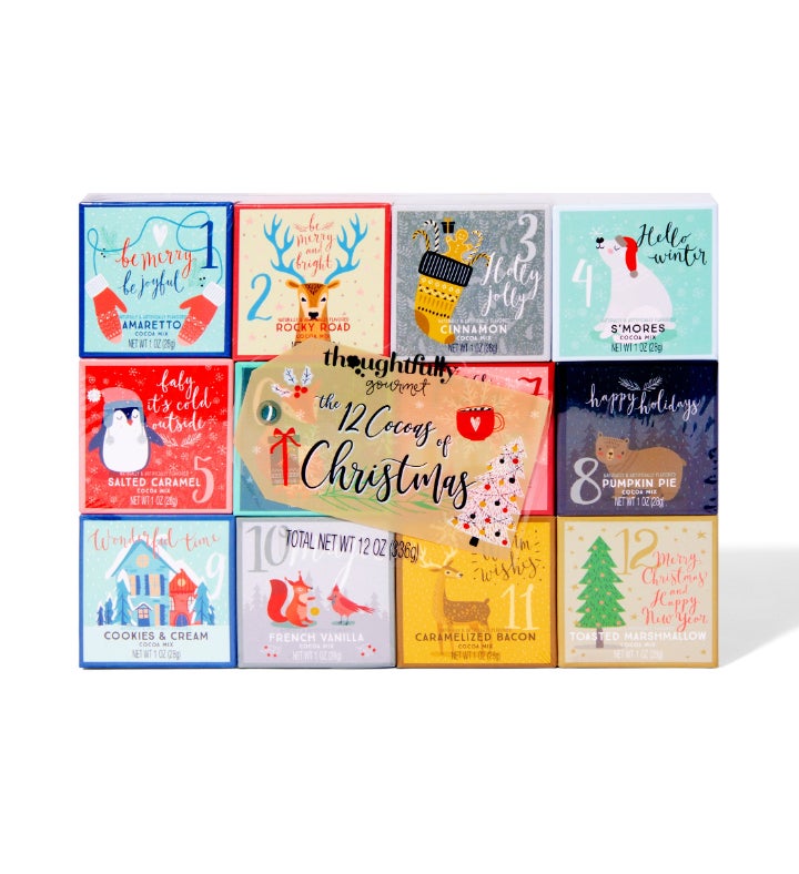 12 Cocoas Of Christmas Hot Chocolate Gift Set