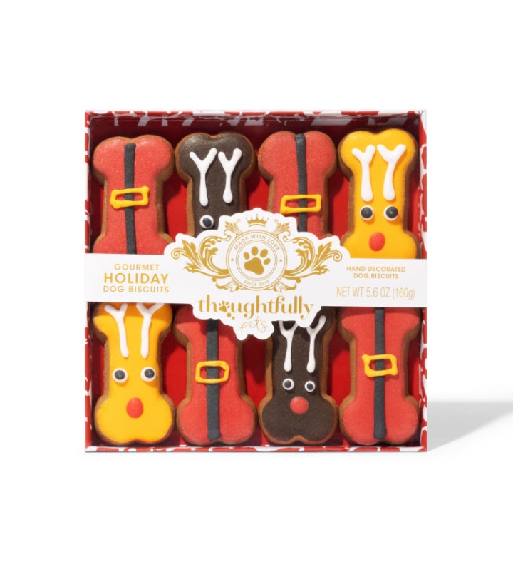 Gourmet Holiday Dog Treats, Set Of 8