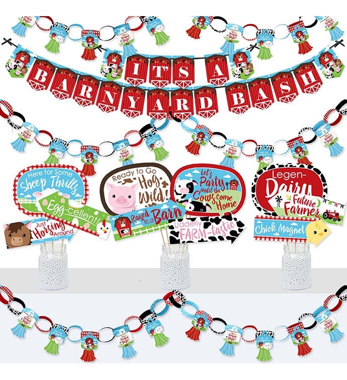 Farm Animals Decorations Barnyard Supplies Kit Marketplace 1800Flowers