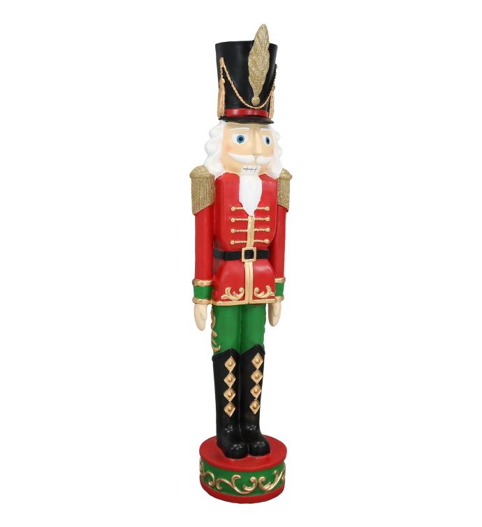 37" Polyresin Nutcracker Soldier Christmas Decoration Holiday Statue