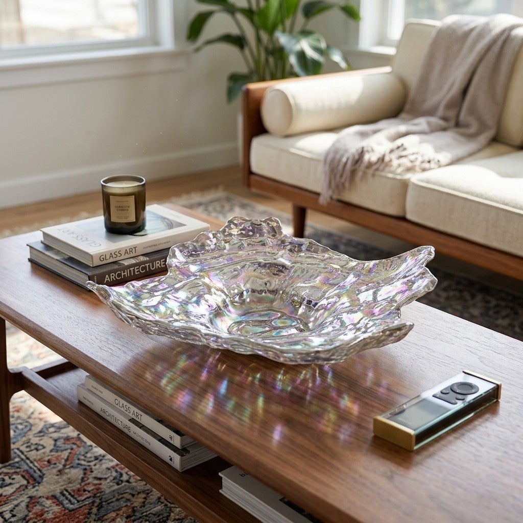 Oyster 17.5" Glass Centerpiece