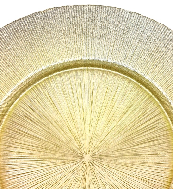Ritz Set/4 13" Glass Charger Plates