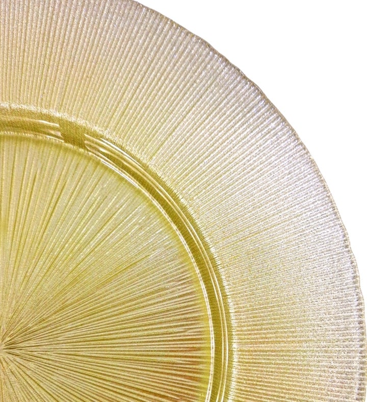 Ritz Set/4 13" Glass Charger Plates