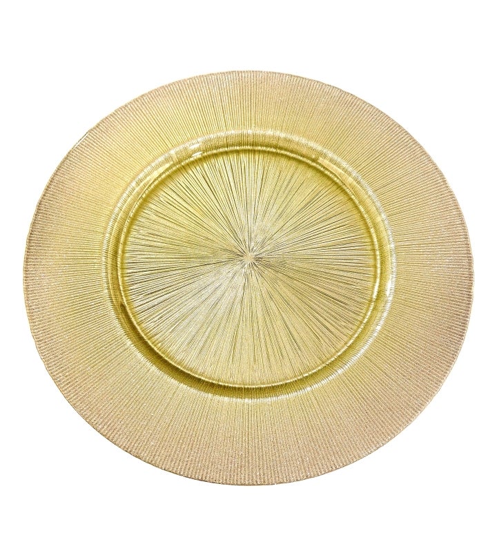 Ritz Set/4 13" Glass Charger Plates