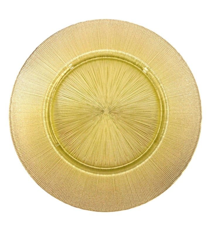 Ritz Set/4 13" Glass Charger Plates