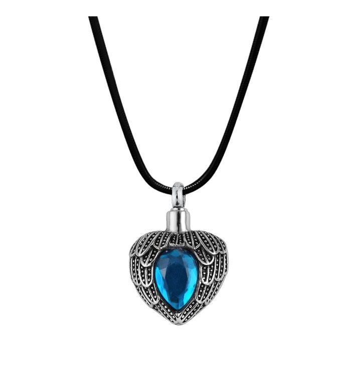 Birthstone angel heart memorial jewelry marketplace 1800flowers