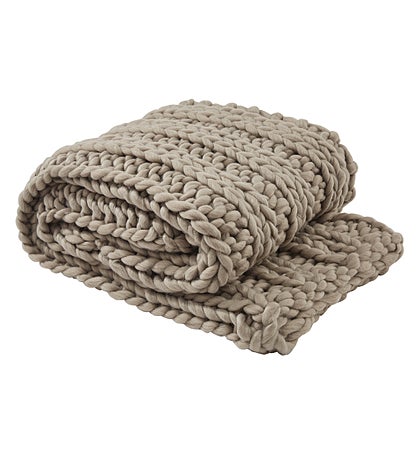 Park Designs Chunky Ribbed Knit Throw