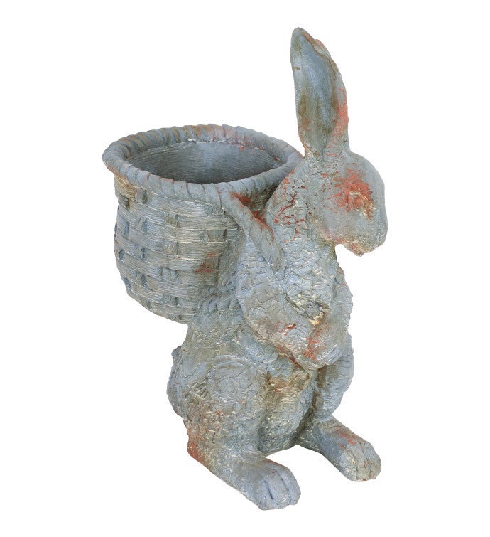 Roman The Carrot Collector Rabbit Statue   17 inch