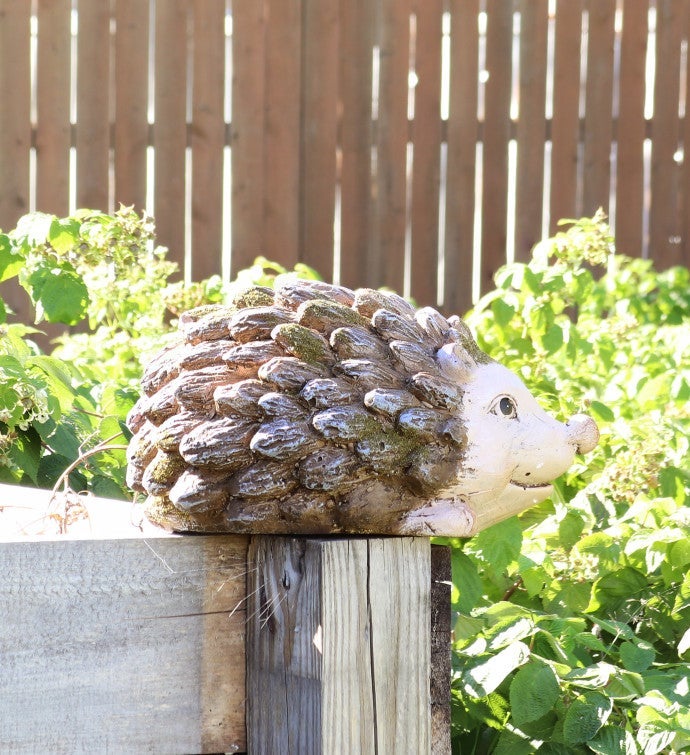 Hazel The Hedgehog Statue - Indoor/outdoor Figurine - 7-inch