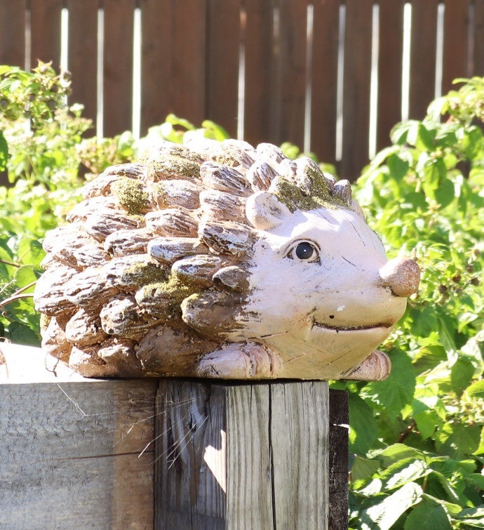 Hazel The Hedgehog Statue - Indoor/outdoor Figurine - 7-inch