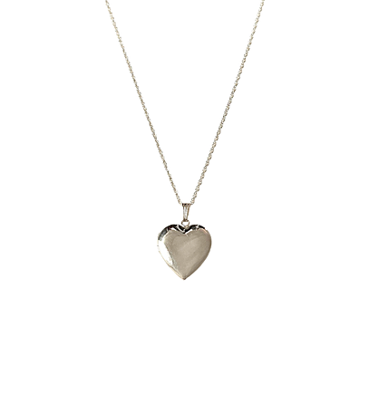 Open Heart Locket - Sterling Silver