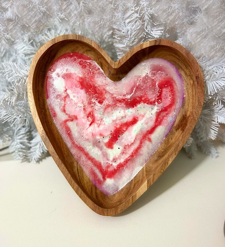 Hand painted Heart Bowls