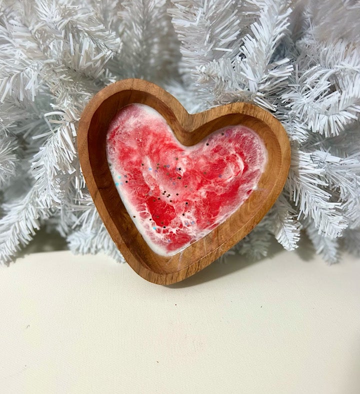 Hand-painted Heart Bowls