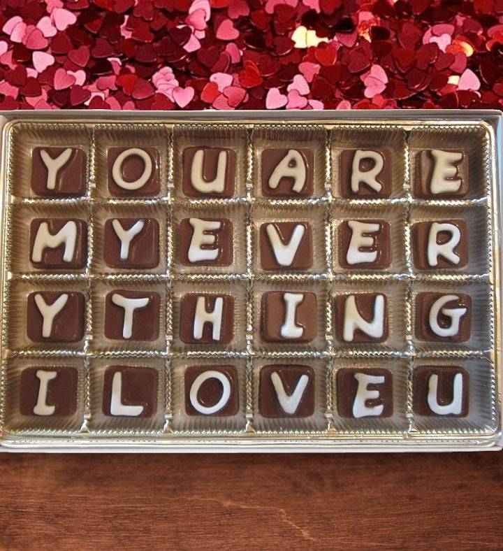 Chocolate Says I Love You Valentine's Day Gift