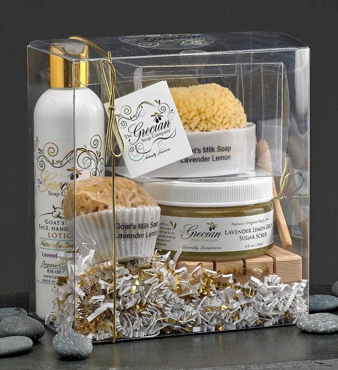 Fresh Sicilian Lemon Hand Wash & Tea Towel Boxed Gift Set — Le Cadeaux