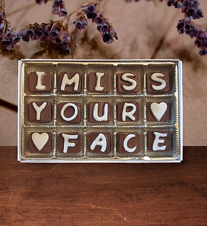 Get Well Soon Chocolate Message