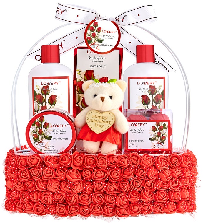 World of Rose Spa Basket