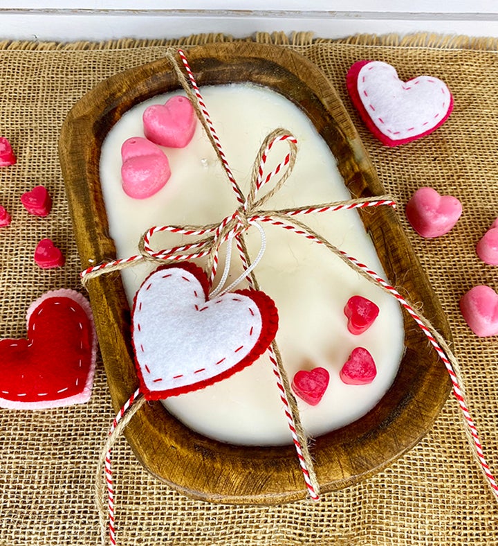 Heart-Shaped Dough Bowl Candle - Frisco Mercantile