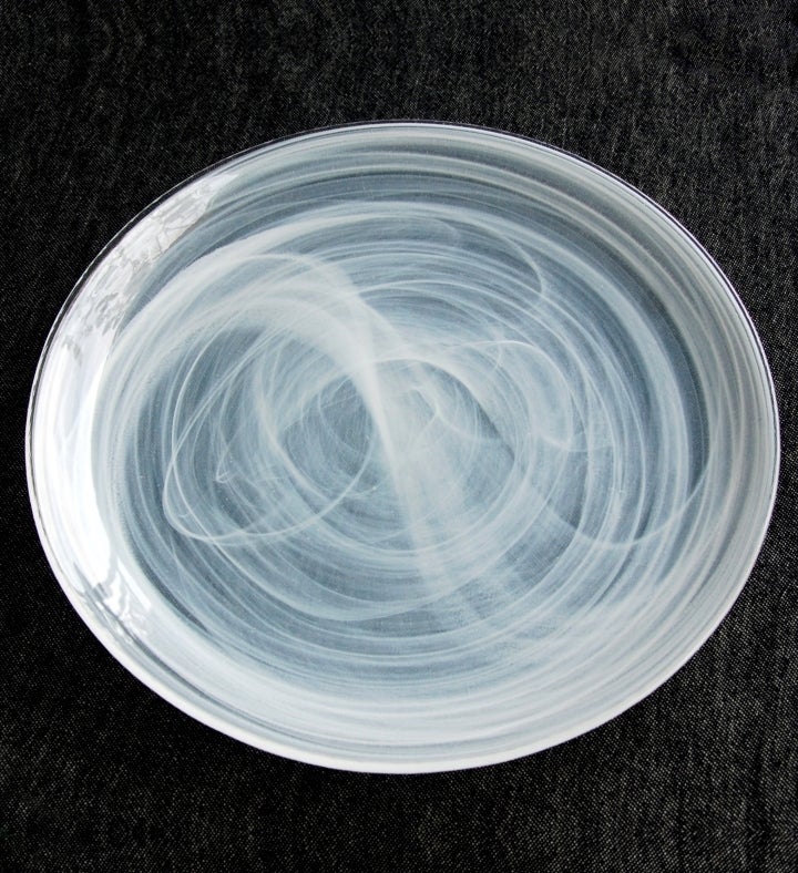 Nuage Set/4 11" Glass Dinner Plates