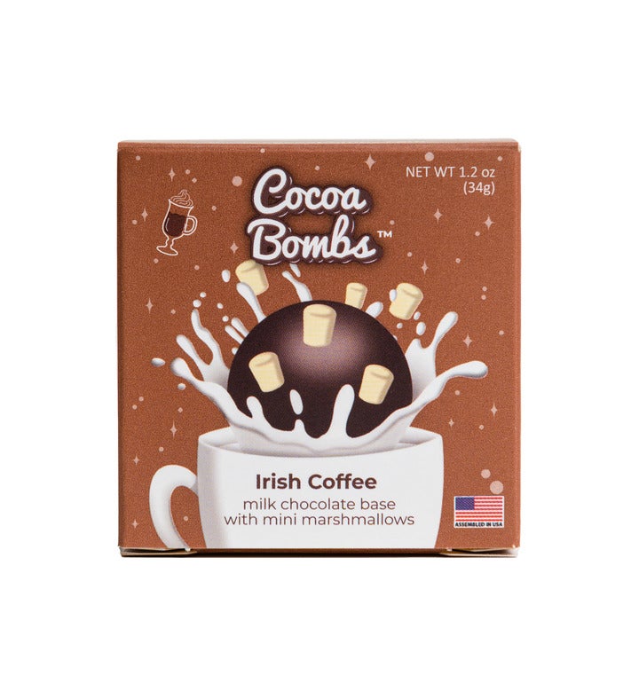Irish Coffee Cocoa Bombs