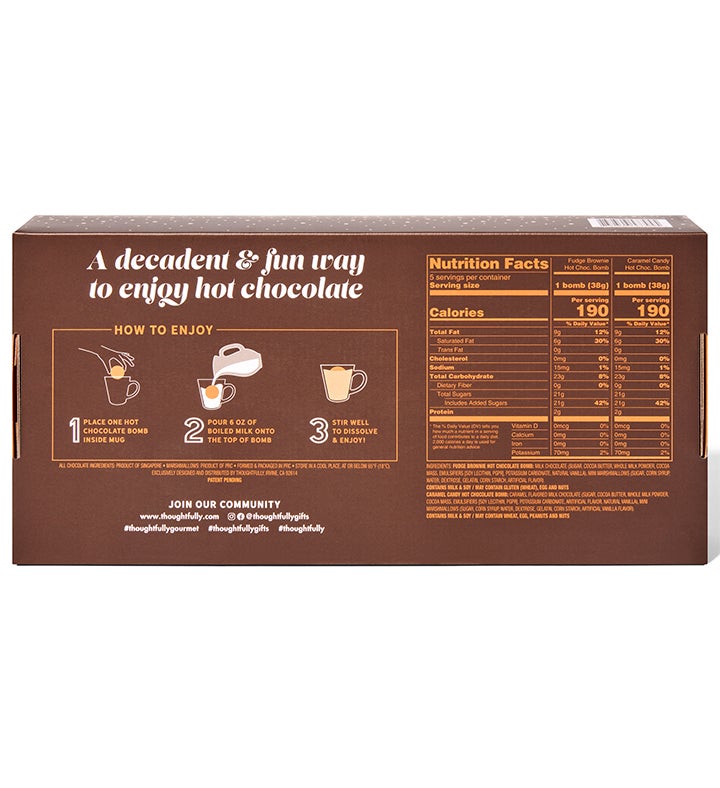 Bombombs Hot Chocolate Bombs, Set Of 10