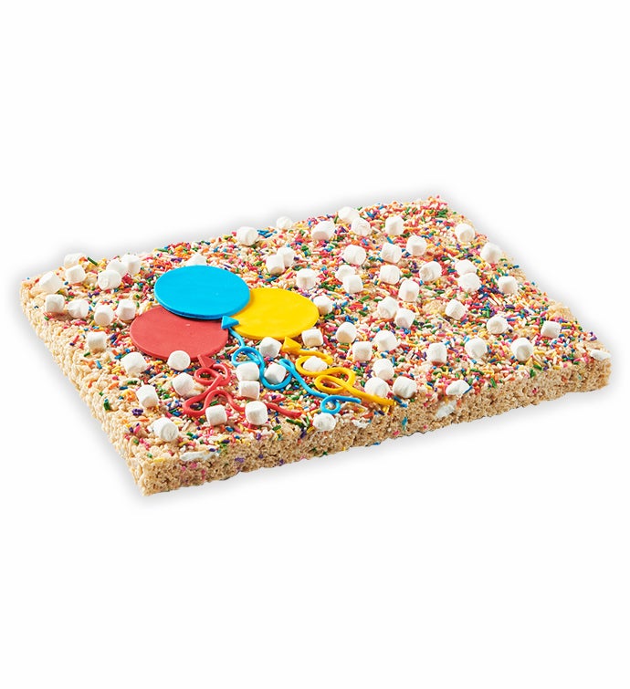 Birthday Cake Rice Krispie Treats