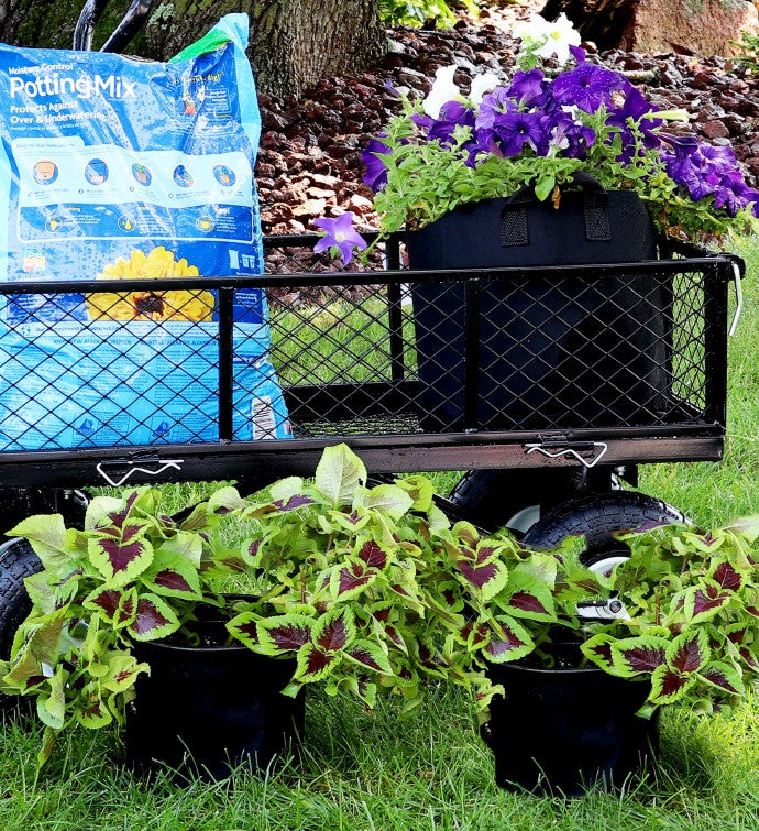 10 pack Garden Grow Bags With Handles   Non woven Fabric